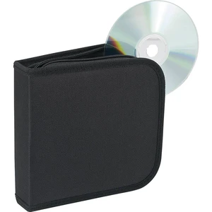 Renkforce  taška na CD 28 CD / DVD / Blu-ray Nylon® čierna 1 ks (š x v x h) 158 x 40 x 160 mm 775393