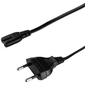 LogiLink napájací prepojovací kábel [1x Euro zástrčka - 1x IEC C7 zásvuka] 1.80 m čierna