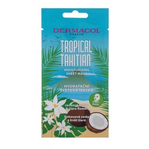 Dermacol Tropical Tahitian Moisturizing 1 ks pleťová maska pro ženy na všechny typy pleti; na dehydratovanou pleť