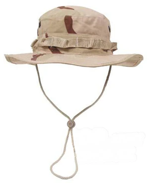 Klobouk MFH® US GI Bush Hat Ripstop – US desert 3 color (Barva: US desert 3 color, Velikost: S)