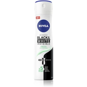 Nivea Invisible Black & White Fresh antiperspirant v spreji pre ženy 150 ml