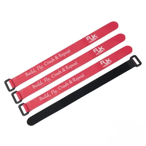 4 PCS RJX Magic Tie Down Anti Skid Battery Strap with Metal Clasp for RC Drone Battery