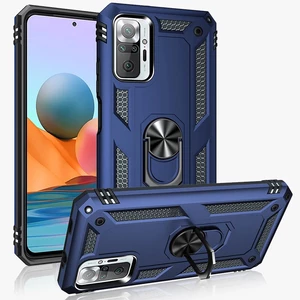 Bakeey for Xiaomi Redmi Note 10 Pro/ Redmi Note 10 Pro Max Case Armor Bumpers Shockproof Magnetic with 360 Rotation Fing