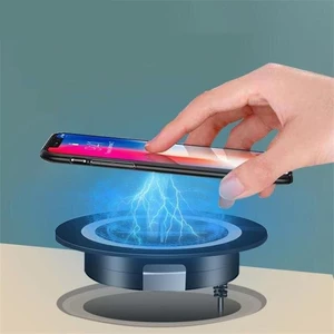 Uverbon UT18 15W Embedded Desktop Wireless Fast Charging Charger for iPhone 12 12 Pro Max for Samsung Galaxy S20 Ultra O
