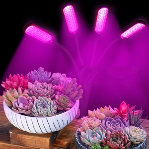 1/3/4 head LED Grow Light Full Spectrum Phyto Lamp USB Clip-on Grow Lamp for Plants Indoor Seedlings Flower Grow Tent Bo