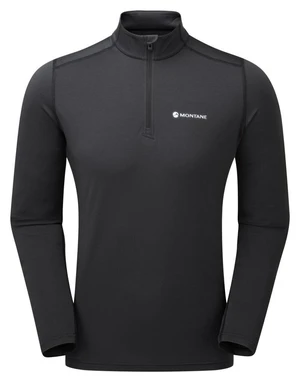 Tričko Thermo Zip Neck Dart Montane® – Černá (Barva: Černá, Velikost: L)