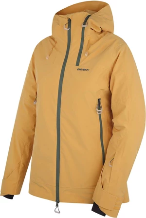 Husky Gambola L M, lt. yellow Dámská lyžařská plněná bunda