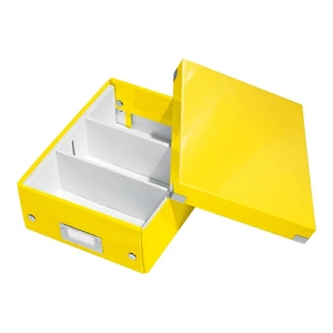 Žltá škatuľa s organizérom Leitz Office, dĺžka 28 cm