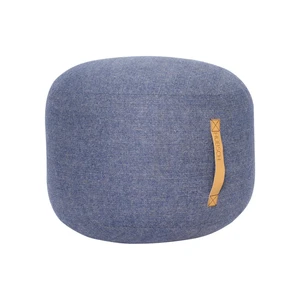 Modrý puf Hübsch Zerio, ø 50 cm