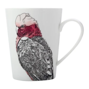 Biely porcelánový hrnček Maxwell & Williams Marini Ferlazzo Galah, 450 ml
