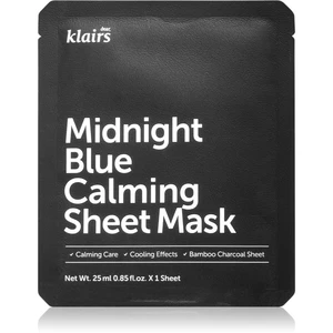 Klairs Midnight Blue Calming Sheet Mask upokojujúca plátienková maska 25 ml