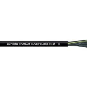 Řídicí kabel LAPP ÖLFLEX® CLASSIC 110 LT 1120750/50, 2 x 1.50 mm², vnější Ø 6.30 mm, černá, 50 m