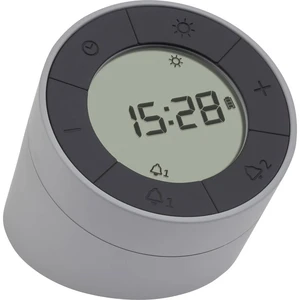 TFA Dostmann 60.2029.10 Quartz budík sivá, antracitová Časov budenia 2