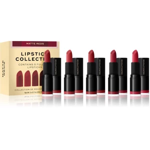 Revolution PRO Lipstick Collection sada rtěnek odstín Matte Reds 5 ks