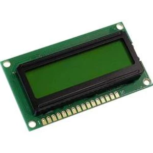 LCD displej Display Elektronik DEM16226SYH-LY, 16 x 2 Pixel, (š x v x h) 65.5 x 36.7 x 9.6 mm, žlutozelená