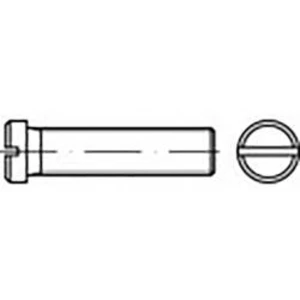Šrouby s plochou hlavou TOOLCRAFT TO-6857436, N/A, M4, 10 mm, 100 ks
