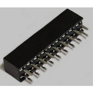 Zásuvková lišta BKL Electronic 10122222, řádky 2, kontakty na řádek 9, 1 ks
