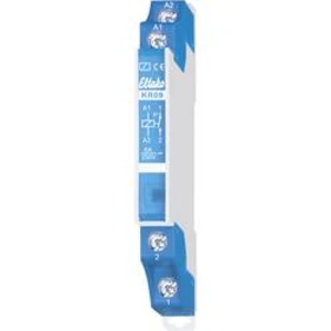 Relé 24 V UC. 1 spínací kontakt bez potenciálu 6A / 250 V AC Eltako KR09-24V UC, 230 V, 2 A, 1 spínací kontakt