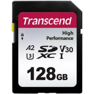 Paměťová karta SDXC, 128 GB, Transcend 330S TS128GSDC330S, Class 10, UHS-I, UHS-Class 3, výkonnostní standard A2