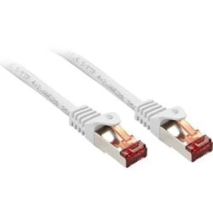 Síťový kabel RJ45 LINDY 47384, 2.00 m, bílá