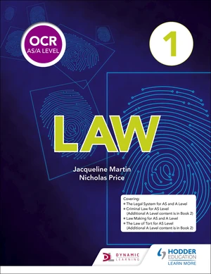 OCR AS/A Level Law Book 1