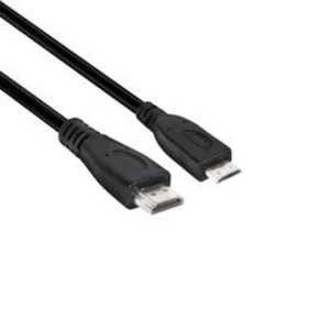 HDMI kabel club3D [1x mini HDMI zástrčka C - 1x HDMI zástrčka] černá 1.00 m
