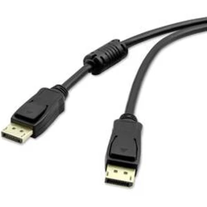 DisplayPort kabel Renkforce [1x zástrčka DisplayPort - 1x zástrčka DisplayPort] černá 1.80 m