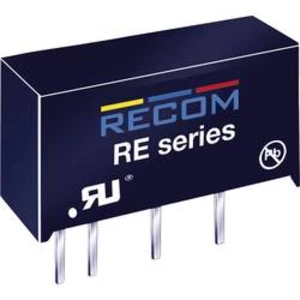 DC/DC měnič Recom RE-0512S, vstup 5 V/DC, výstup 12 V/DC, 83 mA, 1 W
