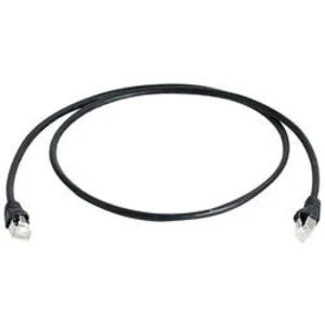 Síťový kabel RJ45 Telegärtner L00006A0053, CAT 6A, S/FTP, 15.00 m, černá