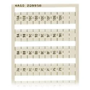 Karty pro označení, WAGO 209-958, 5 ks
