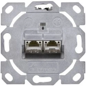 Síťová zásuvka pod omítku panel CAT 6A 2 porty Telegärtner
