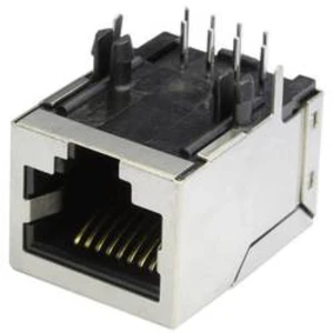 RJ45 konektor econ connect MEB8/8PG - zásuvka, vestavná horizontální RJ45 kov, 1 ks