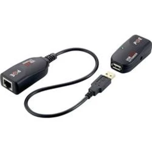 USB 2.0 extender (prodloužení) přes síťový kabel RJ45, LogiLink UA0207, 50 m, N/A