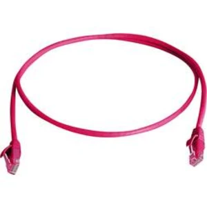 Síťový kabel RJ45 Telegärtner L00001E0069, CAT 5e, U/UTP, 2.00 m, růžová