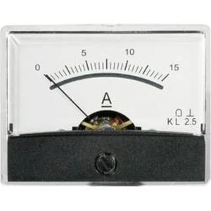 Analogové panelové měřidlo VOLTCRAFT AM-60X46/15A/DC 15 A