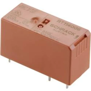 RT-výkonové relé pro DPS, 8 A, 2 x přepínací kontakty 24 V/DC TE Connectivity RT424024