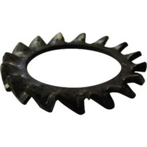 Vějířovité podložky TOOLCRAFT A2,2 D6798 194749 DIN 6798, Ø: 2,2 mm, 100 ks