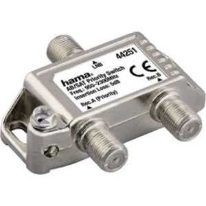 SAT switch dvojitý Hama 44251