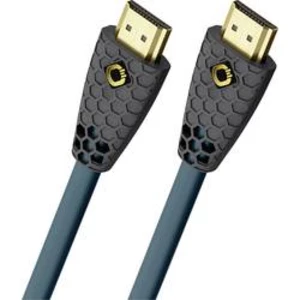 HDMI kabel Oehlbach [1x HDMI zástrčka - 1x HDMI zástrčka] permanentní modrá , antracitová 3.00 m