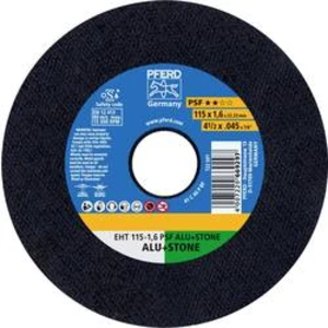 Řezný kotouč rovný PFERD 61818021, EHT 115-1,6 PSF ALU+STONE Průměr 115 mm 25 ks