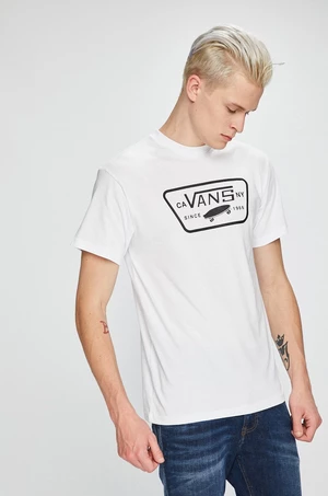 Vans - Pánske tričko VN000QN8YB21-whitBLA,