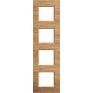 Legrand rám Living&Light dřevo LNA4802M4LNC