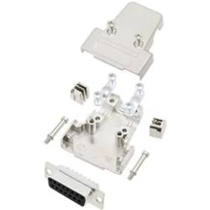 Sada D-SUB zásuvková lišta TRU COMPONENTS TCTRIM15DMSK, 180 °, pólů 15, pájecí kalíšek, 1 ks