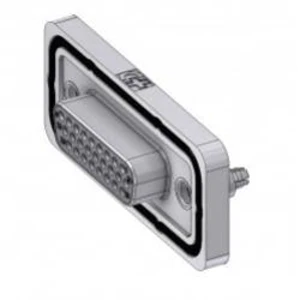 D-SUB zásuvka Deltron Connectors 180 °, pólů 26, pájené, piny, 1 ks