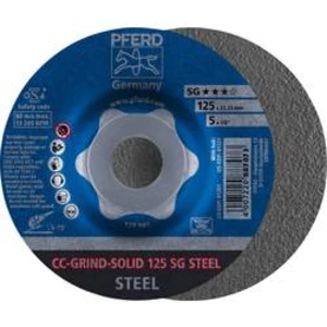 PFERD 64185125 BRUSNÝ KOTOUČ CC-GRIND CC-GRD-SOLID 125 SG STEEL Ø 125 mm 10 ks