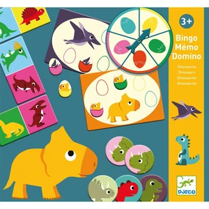 Djeco Bingo, pexeso a domino Dinosauři