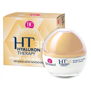Dermacol 3D Hyaluron Therapy 50 ml nočný pleťový krém pre ženy na veľmi suchú pleť; výživa a regenerácia pleti; proti vráskam