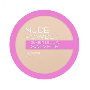 Gabriella Salvete Nude Powder SPF15 8 g púder pre ženy 01 Pure Nude