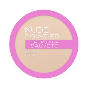 Gabriella Salvete Nude Powder SPF15 8 g púder pre ženy 01 Pure Nude