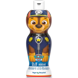 Nickelodeon Paw Patrol Shower Gel & Shampoo sprchový gél a šampón 2 v 1 pre deti Chase 400 ml